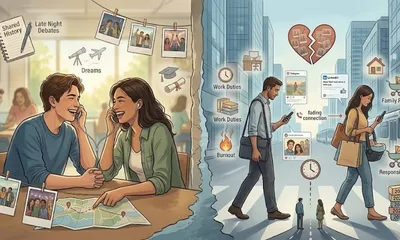 the silent heartbreak of outgrowing friends you still love