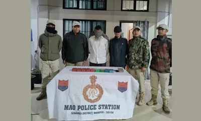 manipur police seize brown sugar worth rs 70 lakhs  arrest one