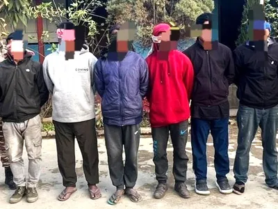 manipur  security forces bust militant camps  nab 14 militants