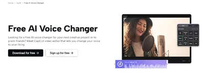 how to make fast business campaigns using capcut desktop editor and its voice changer