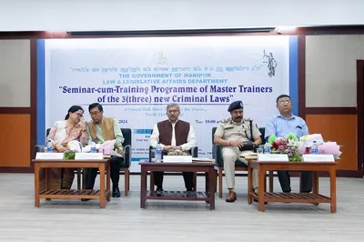 manipur govt  conducts training on three new criminal laws