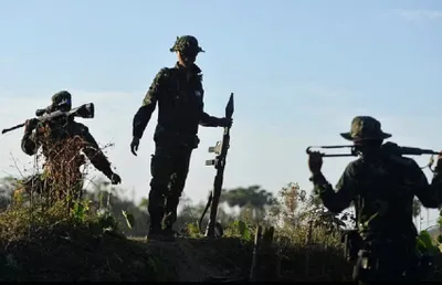 battle intensifies between rebels and military in myanmar’s buthidaung town