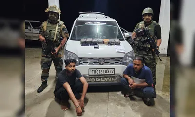 assam rifles  dri seize yaba tablets worth rs 7 cr in tripura 