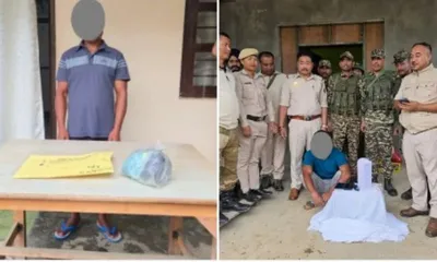 manipur  two arrested with suspected heroin in thoubal amid anti drug crackdown