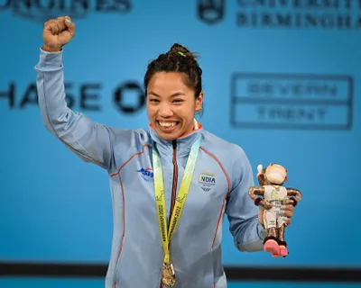 manipur  mirabai chanu finishes 3rd in iwf world cup 2024  qualifies for paris olympics