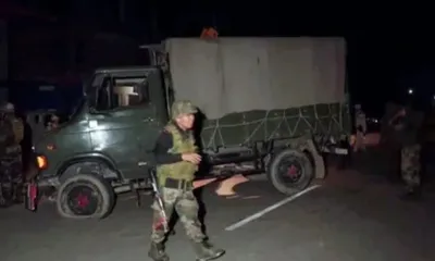 tripura  two bsf personnel injured after mob attacks vehicle in bishalgarh