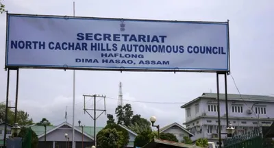 assam  nchac election marred by violence  3 injured  congress office vandalized