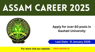 assam career 2025   apply for over 60 posts in gauhati university
