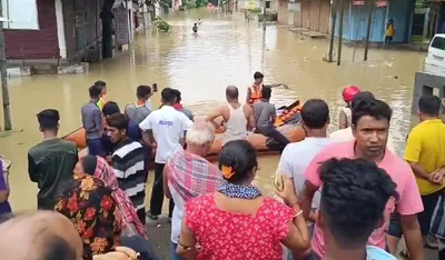 floods wreak havoc in tripura  24 dead  1 28 lakh hit