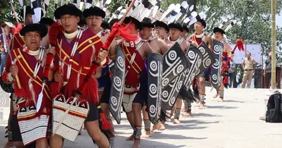 nagaland  ao nagas celebrate moatsü festival with traditional fervour in kohima