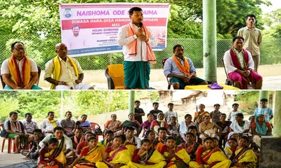 assam  dhac launches initiative to preserve dimasa traditions  promote rural development