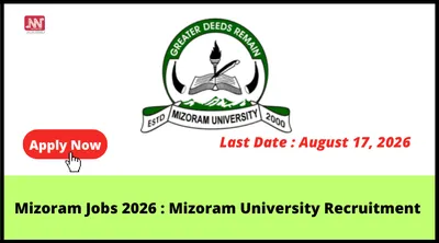 mizoram jobs 2026   mizoram university recruitment
