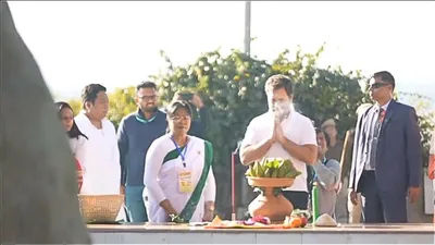 rahul gandhi vows to restore peace in manipur  criticizes pm modi s absence