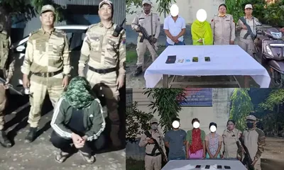 manipur  6 kcp pwg cadres arrested in 36 hour operation