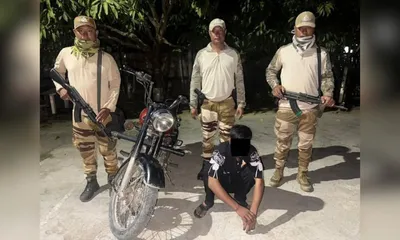 manipur police arrest vehicle lifter  recover stolen bike