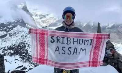 assam’s rajshree roy successfully summits mount rhenock