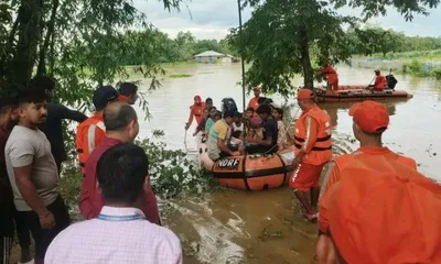 assam floods  second wave hits  50 000 people affected across five districts