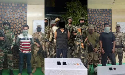 three insurgents of different outfits nabbed in manipur