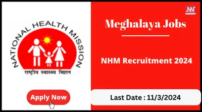 meghalaya jobs   nhm recruitment 2024