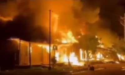 manipur  major fire at khoupum bazaar destroys properties worth rs 2 crore