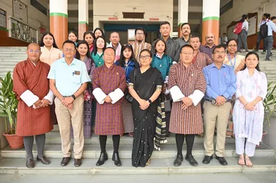 assam  bhutanese govt  delegation visit gcu for educational collaboration