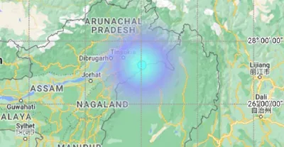 earthquake shakes changlang in arunachal pradesh