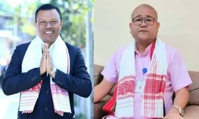 assam  tug of war between agp  amp  bjp for chabua lahowal constituency 