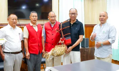 manipur cm meets senapati naga village headmen  reviews development priorities