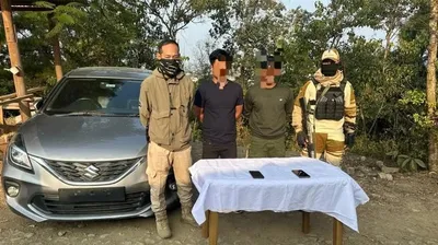 manipur  two kcp t cadres involved in extortion held