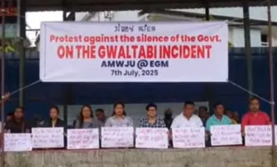 manipur journalists protest govt inaction over gwaltabi incident