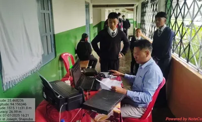 manipur  senapati district begins apaar drive for aadhaar enrollment in schools