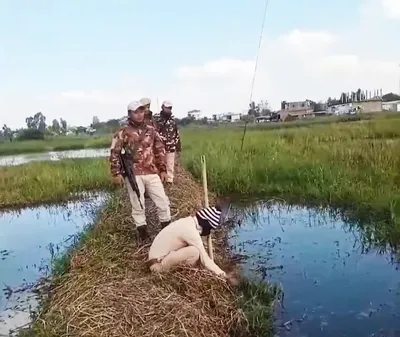 manipur  authorities enhance vigil to trap poachers as migratory birds start flogging loktak lake