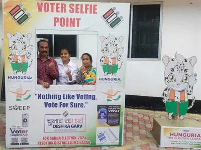 phase 2 of ls elections  70 66  voter turnout in assam till 5 pm