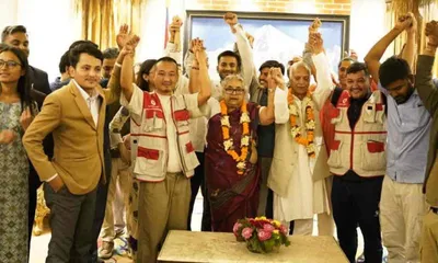 nepal  sushila karki takes oath as interim prime minister  polls in six months