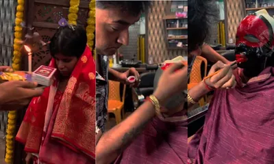 tripura  human portrayal of maa tripureshwari in pre diwali music video draws praise