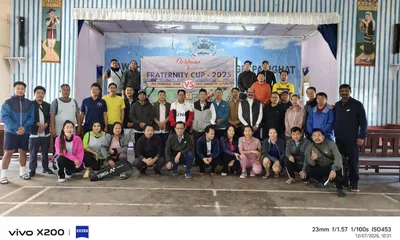 arunachal  doctors lift fraternity cup 2025 as jnc pasighat hosts friendly sports meet