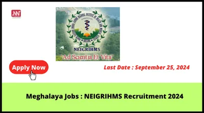 meghalaya jobs   neigrihms recruitment 2024