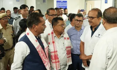 assam health minister reviews amch dibrugarh  sets upgrade targets