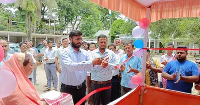 assam   ayushman bharat id creation stall launched to boost healthcare access