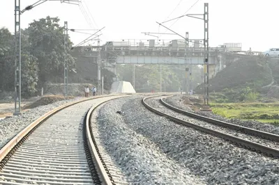 assam  newly laid double line between changsari and agthori will increase sectional capacity significantly