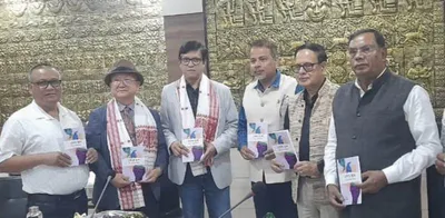 assamese poetry goes global  manoj barpujari s book launched in korean at dibrugarh university
