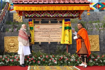pm modi inaugurates hospital funded by india in bhutan
