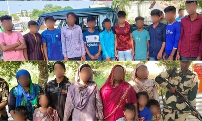 bsf nabs 21 illegal migrants along indo–bangladesh border in tripura