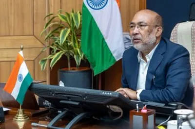 manipur cm directs myanmar refugees not to construct villages in the state