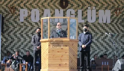 nagaland  mini hornbill festival gets underway at tuensang