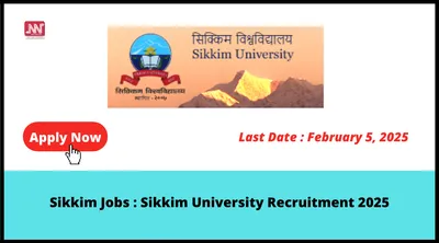 sikkim jobs   sikkim university recruitment 2025