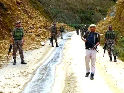 manipur  security forces launch extensive search operations