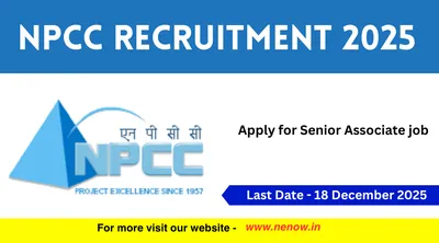 npcc recruitment 2025   apply for senior associate job