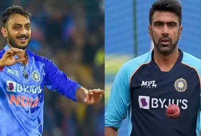 ashwin replaces injured axar in india s world cup squad