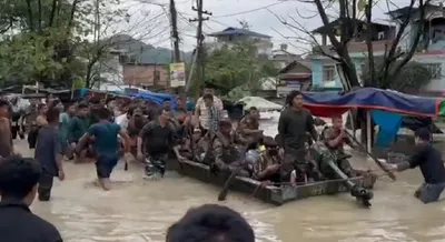 manipur witnesses worst flood in 35 years